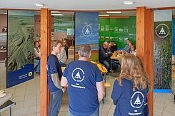 Team und Besucher