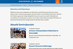 Bildschirmfoto des Kalenders